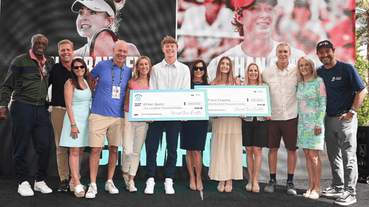 Ethan Quinn and Fiona Crawley Receive 2024 Universal Tennis Foundation Hurd Awards