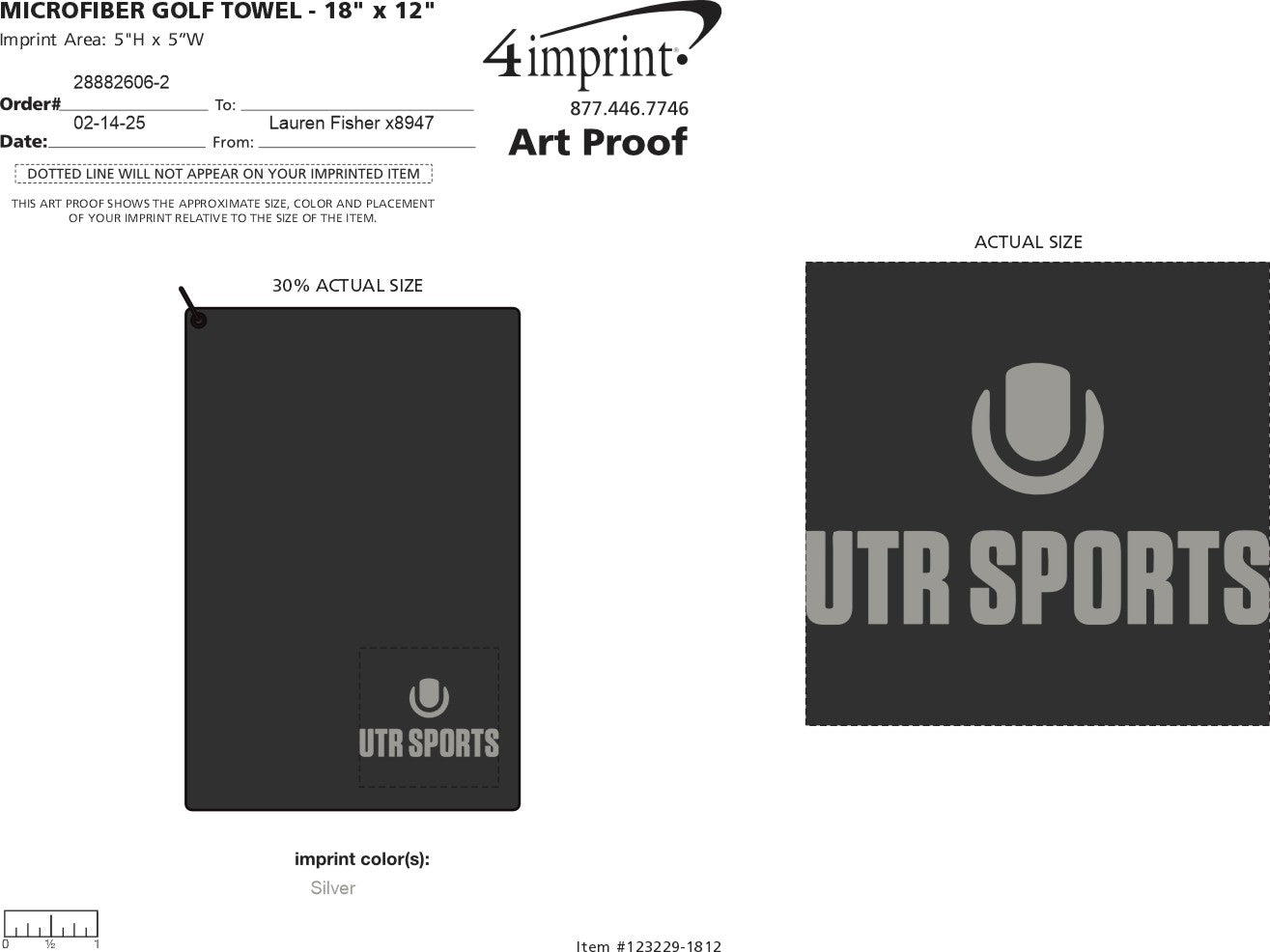 UTR Sports Microfiber Tennis Towel
