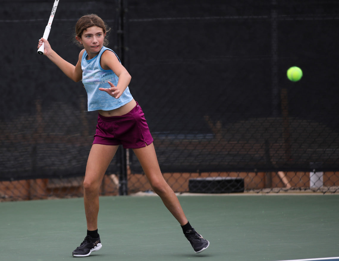 Girl competes with UTR Sports while climbing the u14 girls tennis rankings and improving her UTR Rating