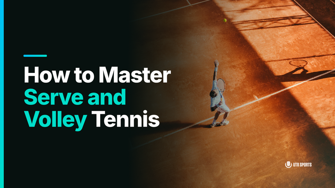 Man serving on clay court