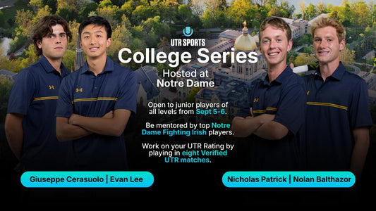 University of Notre Dame College Series with UTR Sports