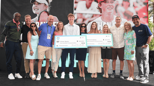 Ethan Quinn and Fiona Crawley Receive 2024 Universal Tennis Foundation Hurd Awards