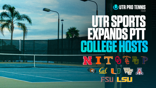 UTR Pro Tennis Tour Expands to More College Tennis Programs