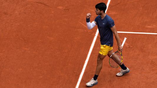 Carlos Alcaraz at the 2024 French Open.