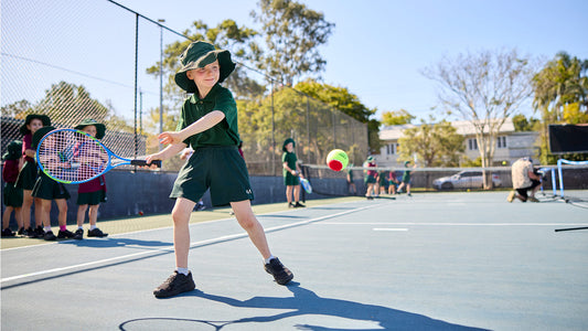 Girl in Australia plays color ball tennis with UTR Sports and her Color Ball Rating