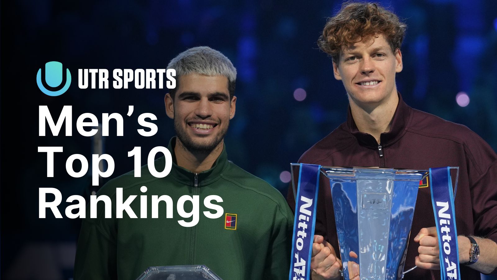 UTR Rating Top 10 year-end 2025 men's tennis players: Sinner, Alcaraz,