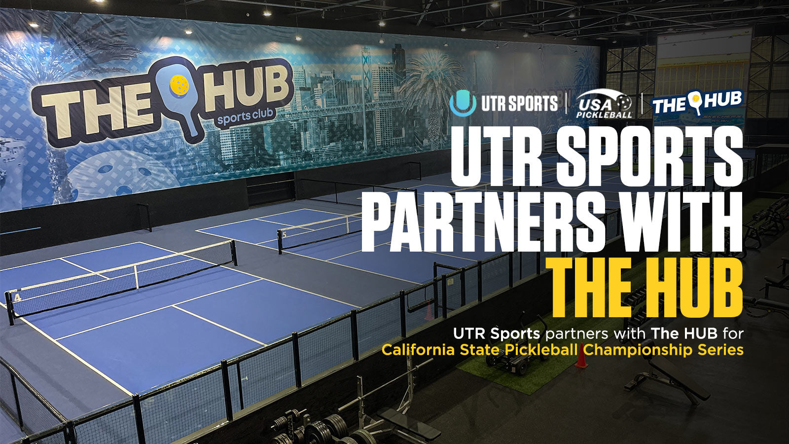 UTR Sports and The HUB Pickleball Launch Strategic, Multi-Event Partne