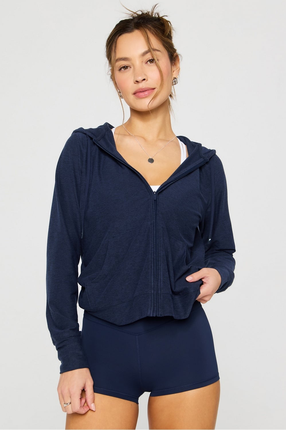 Fabletics | UTR Sports Cloud Jersey Full Zip Hoodie