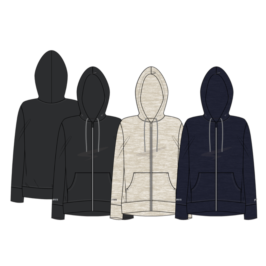 Fabletics | UTR Sports Cloud Jersey Full Zip Hoodie