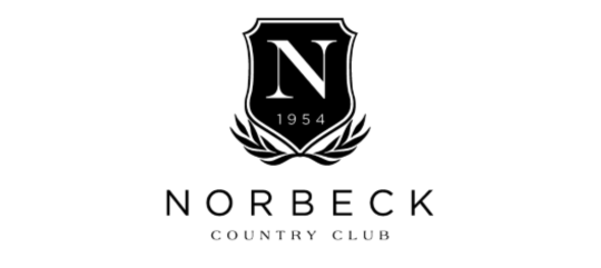 Logo of Norbeck Country Club with a shield emblem and year 1954 on a white background. UTR Sports Junior Circuit provider and partner.
