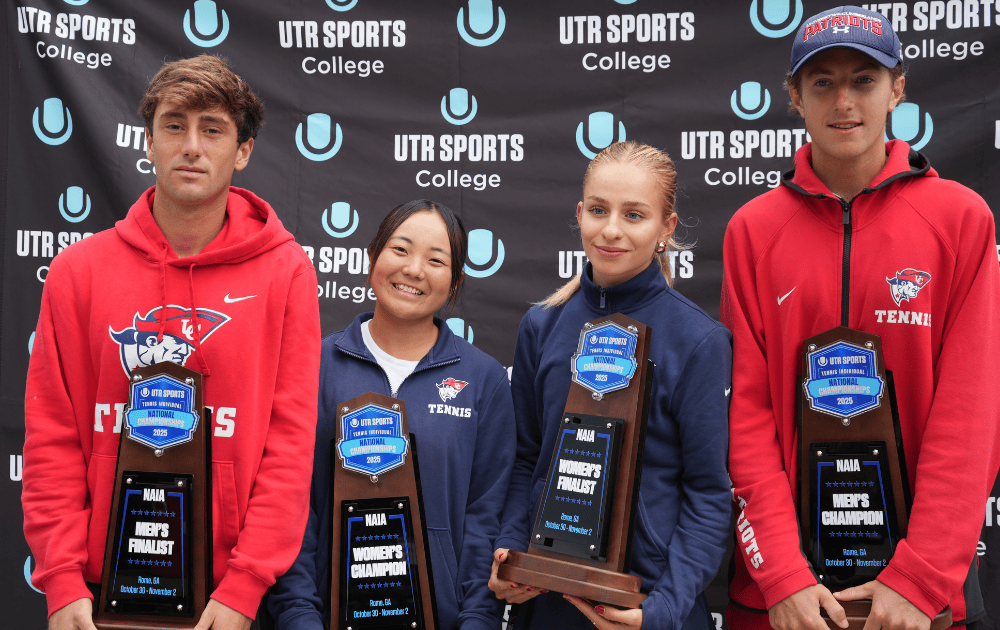 UTR Sports Crowns NAIA, NJCAA, and Flex Champions in Rome