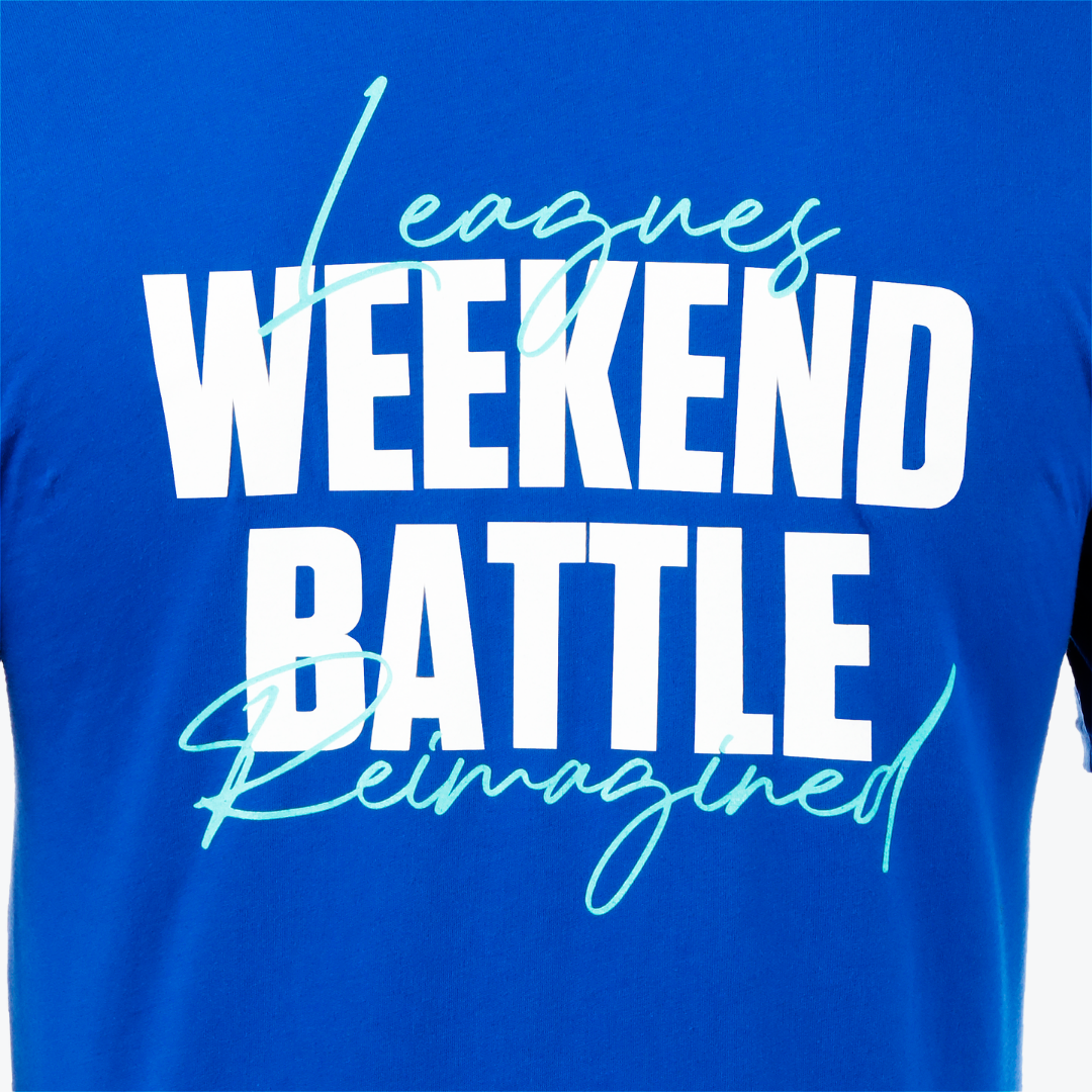 Adult Leagues Weekend Battle Blue T-Shirt
